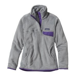 Patagonia |  Women's Re-tool Snap-T Pullover in grey/purple | Small
